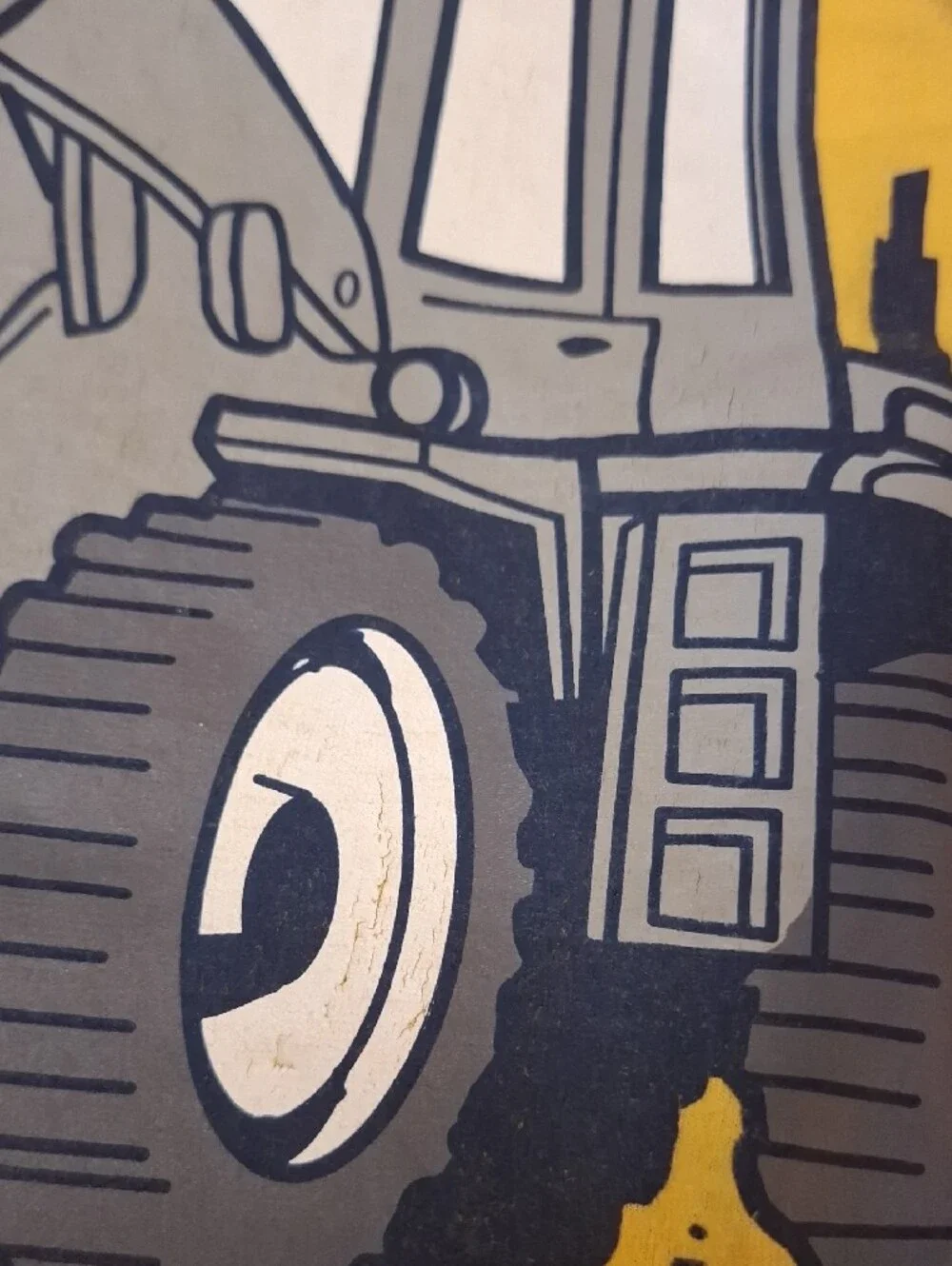 Carter's Yellow Short Sleeve Construction Truck Tee
